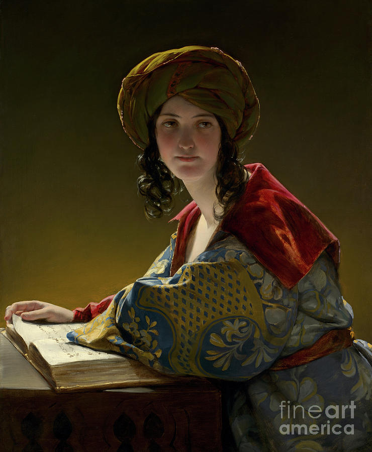 The Young Eastern Woman, 1838  Painting by Friedrich von Amerling