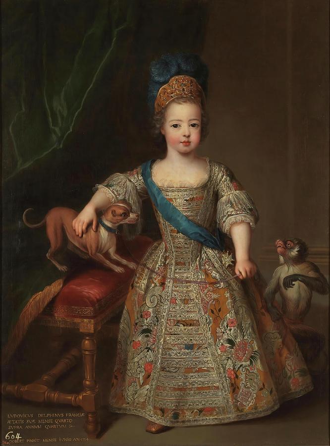 The young Louis XV. 1714. Oil on canvas. Painting by Pierre Gobert