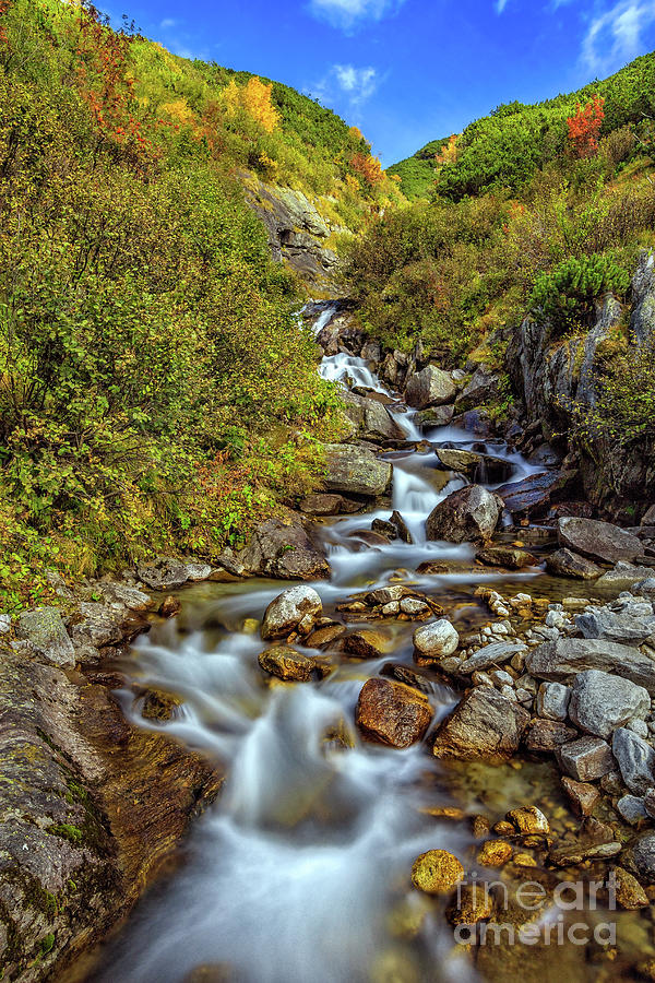 Nature Photograph - The Zillertal Valley by Bernd Laeschke