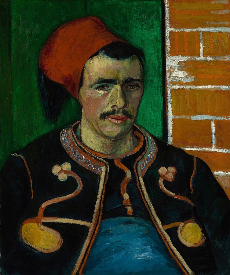 The Zouave. Painting by Vincent van Gogh -1853-1890-