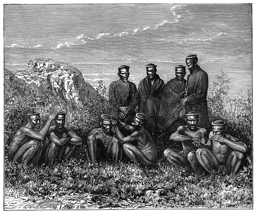 The Zulu, South Africa, C1890 Drawing by Print Collector