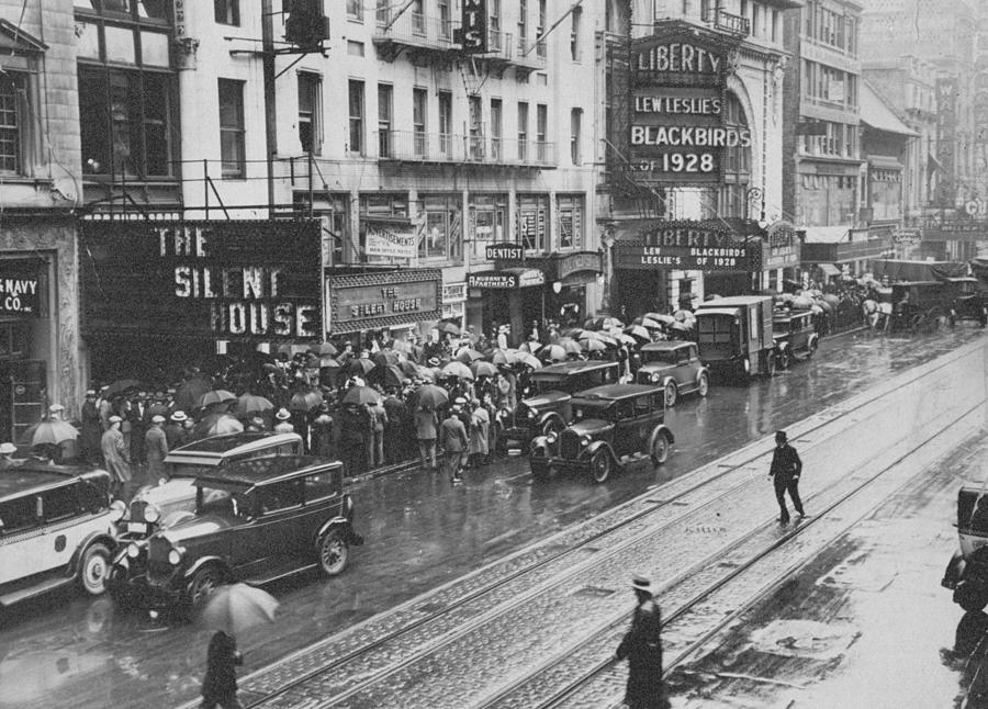 Theaters On 42nd St Photograph by New York Daily News Archive
