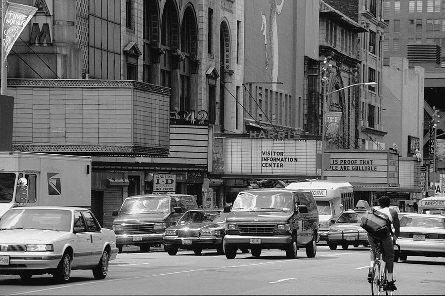 Theatres On 42nd St Photograph by New York Daily News Archive
