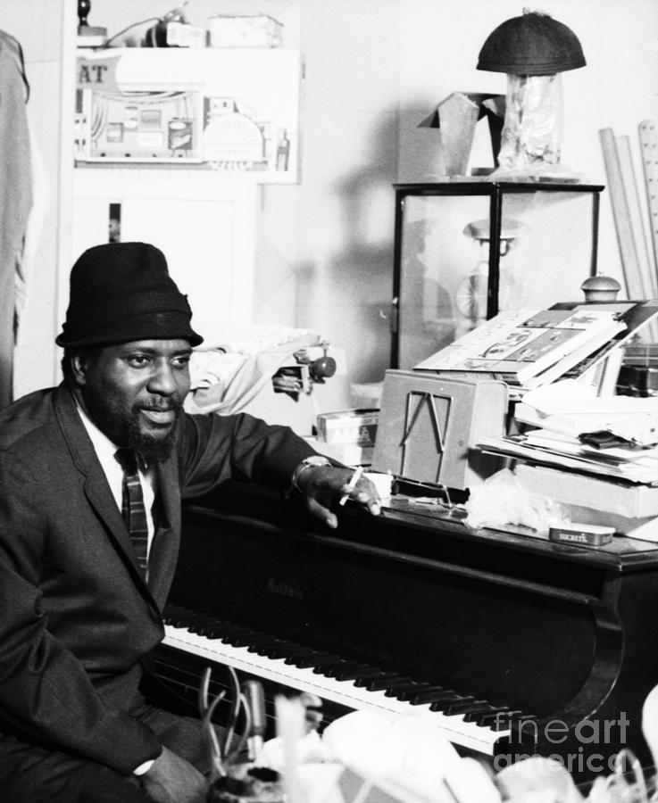 Thelonious Monk At Home Photograph by The Estate Of David Gahr