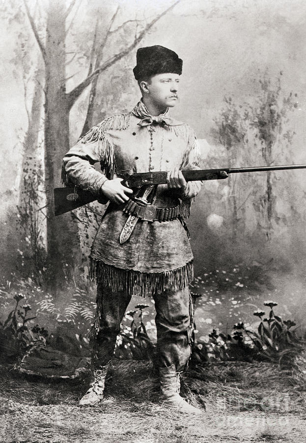 Theodore Roosevelt In Hunting Clothes Photograph by Bettmann