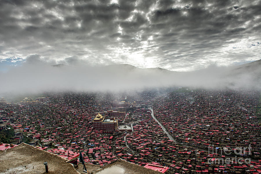 There Are Rows Of Red Houses Photograph by Jun Xu