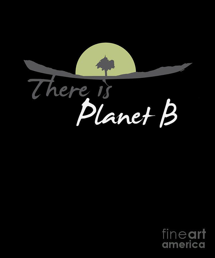 There Is No Planet B Earth World Globe Climate Change Human