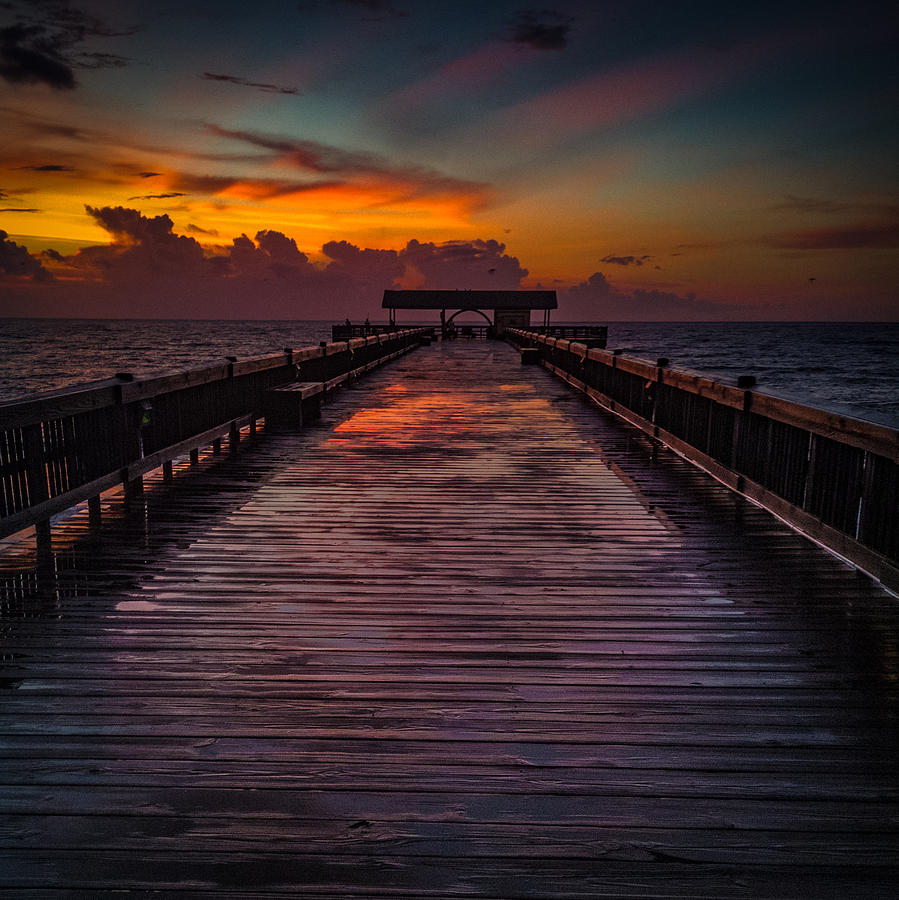 Theres a Beautiful View of the End of the World from the Pier Photograph by Danny Mongosa