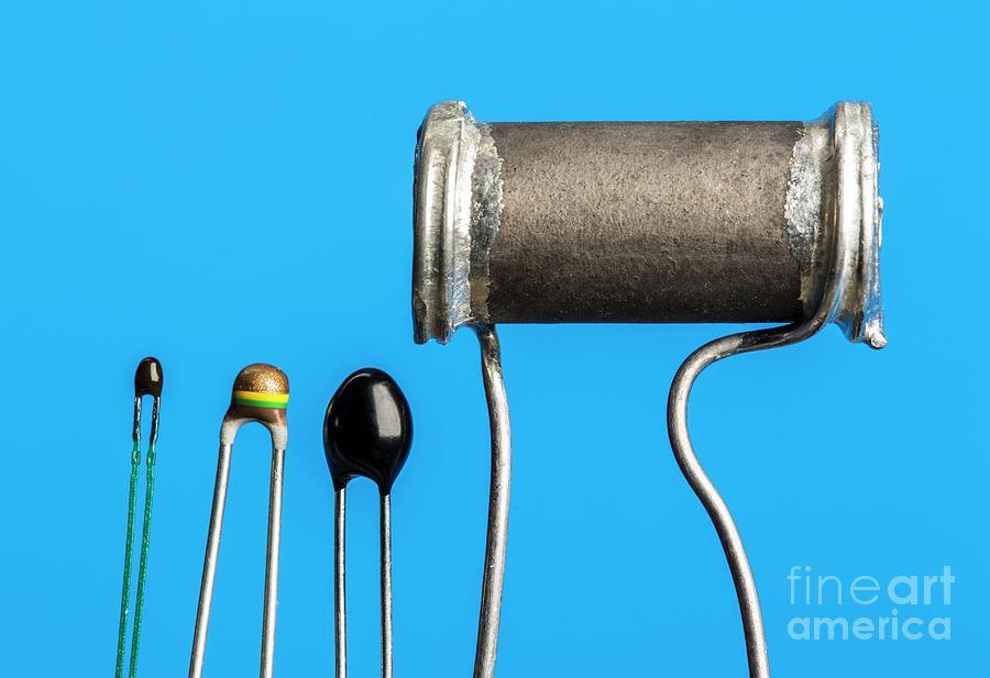 Thermistors Photograph by Martyn F. Chillmaid/science Photo Library