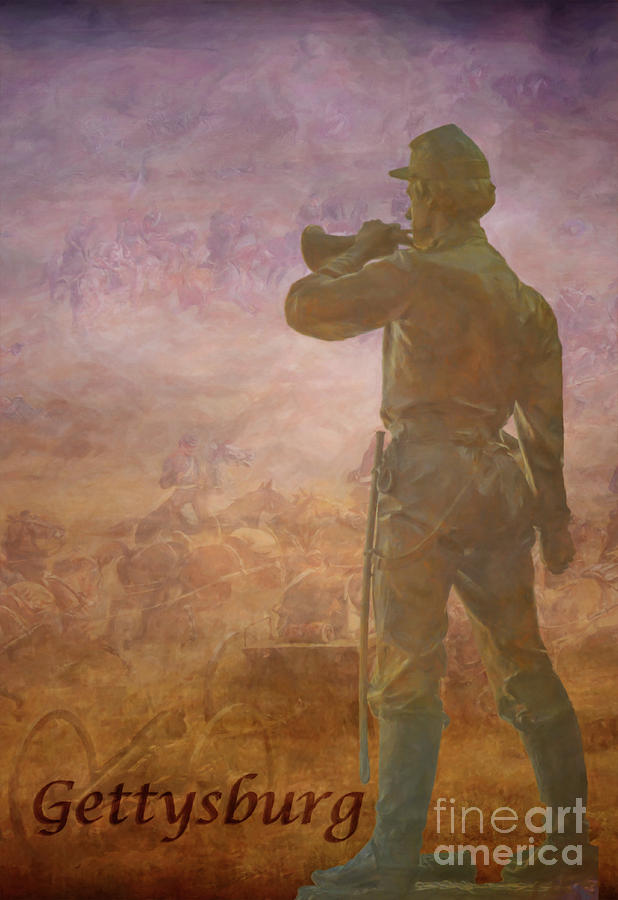 These Honored Dead Gettysburg  Digital Art by Randy Steele