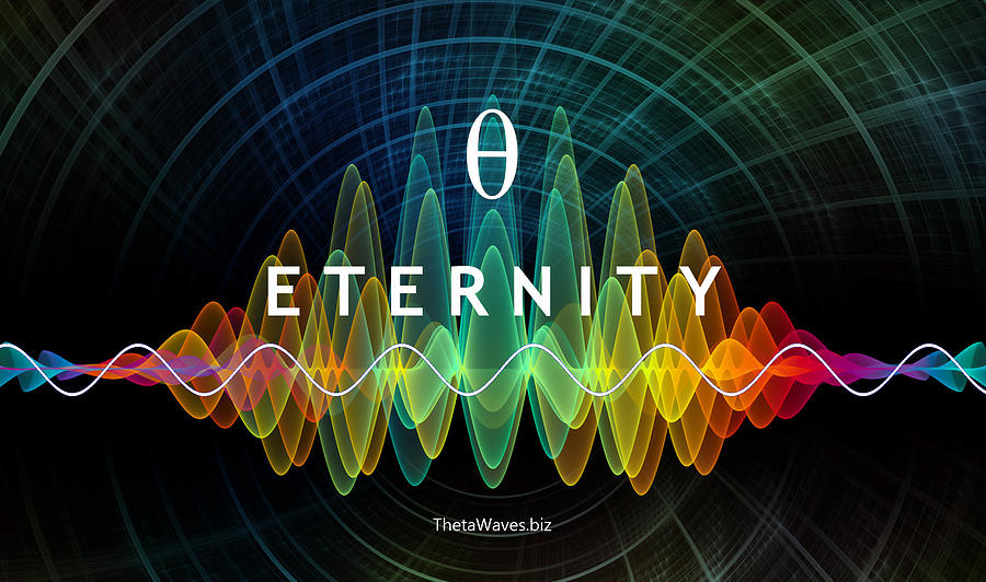 THETA-WAVES--35--Spectrum-Eternity-Theta-White Digital Art by Tari Steward