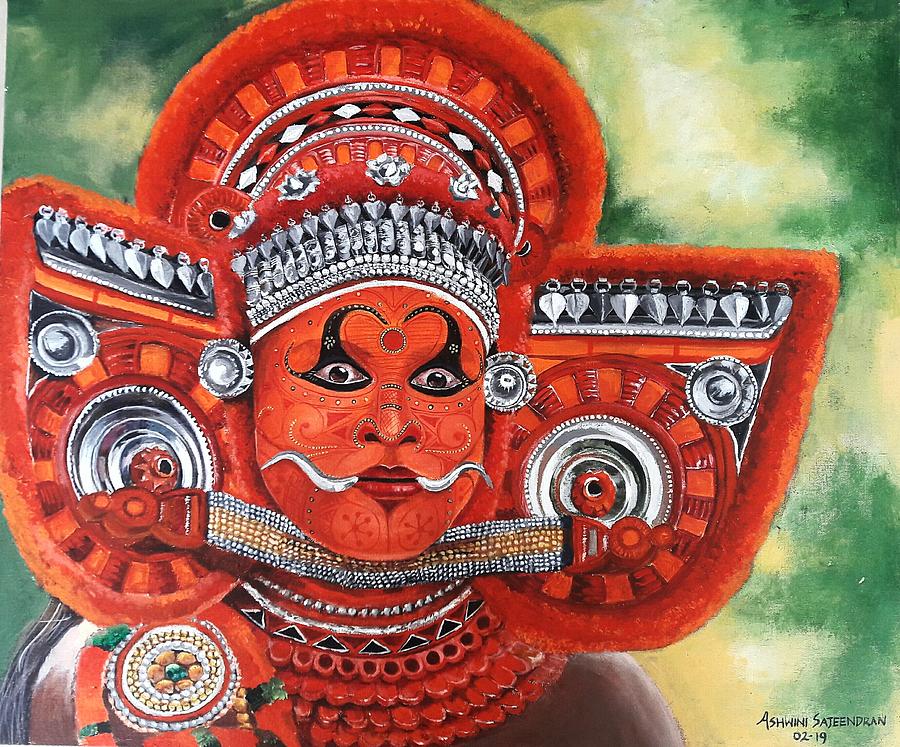 Theyyam illustration by RobinXavier on Dribbble