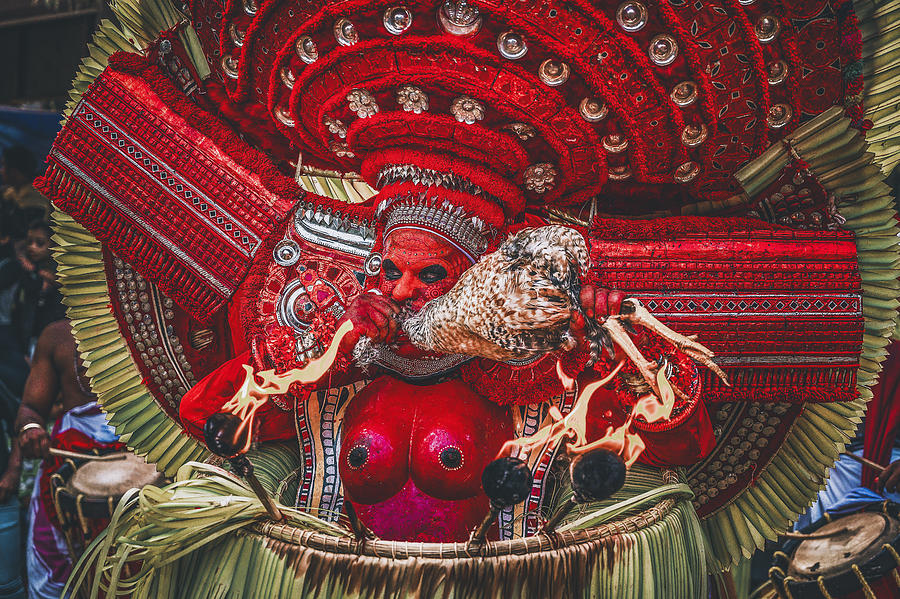 Theyyam Festival Photograph by As Dnyaneshwar Vaidya
