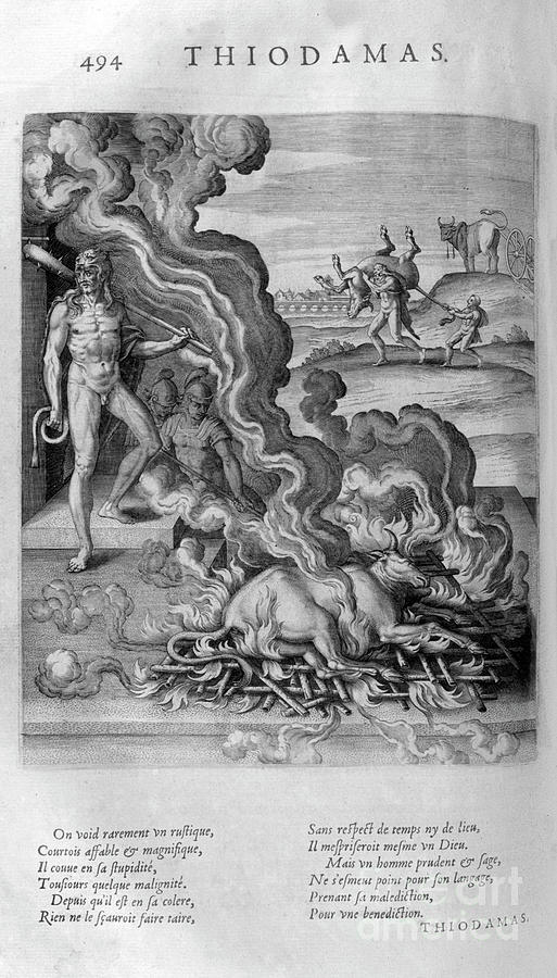 Thiodamas, 1615. Artist Leonard Gaultier Drawing by Print Collector