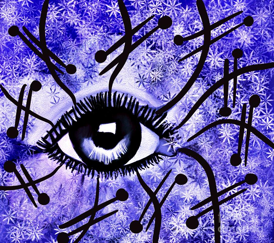 Third Eye Chakra Digital Art - Third Eye Chakra by Lauries Intuitive