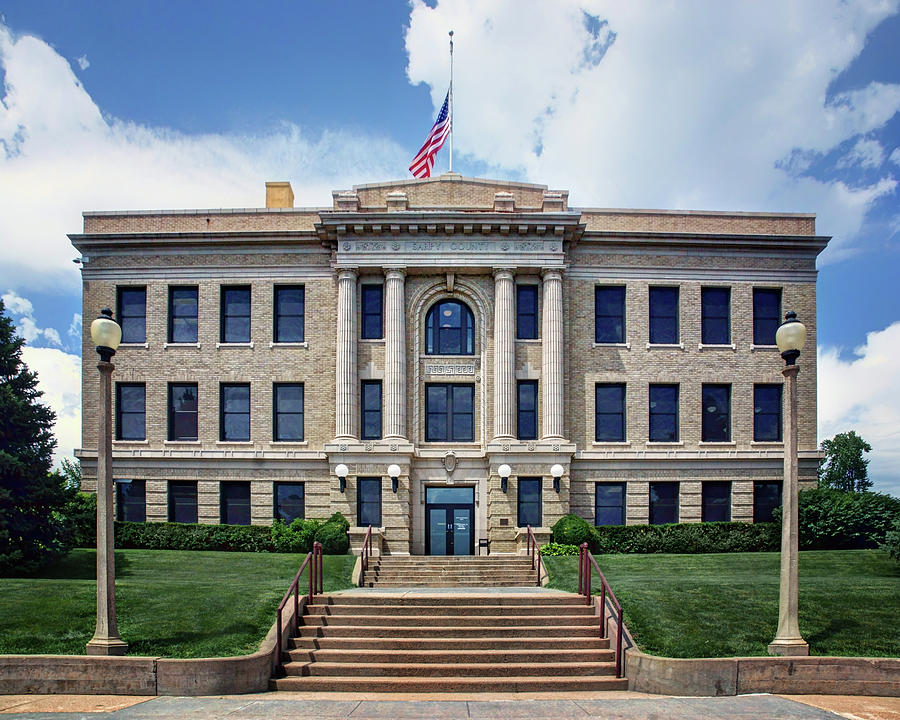 Third Sarpy County Courthouse No 2 Photograph by Nikolyn McDonald