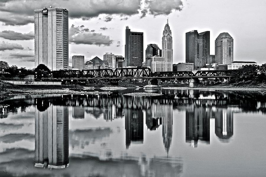 This is Columbus in Charcoal Photograph by Frozen in Time Fine Art Photography