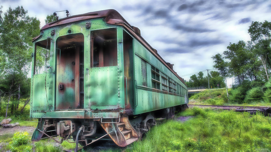 This Old Train Car Mixed Media by Marvin Blaine