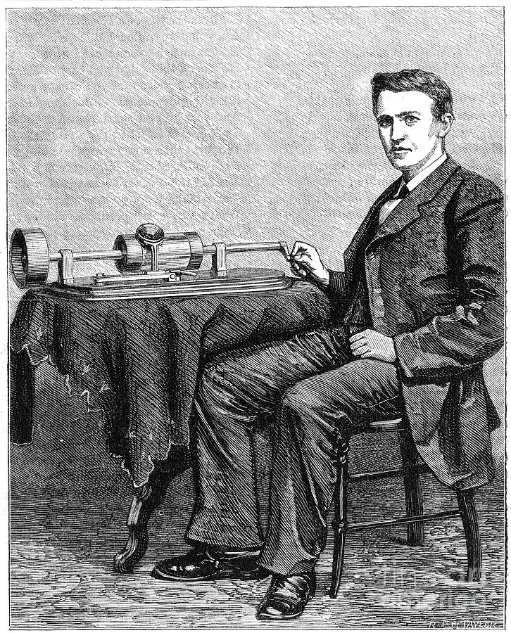 Thomas Alva Edison, American Inventor Drawing by Print Collector