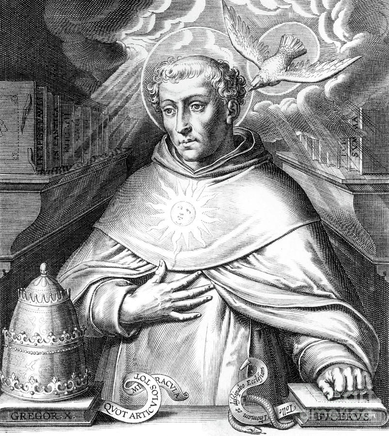 Thomas Aquinas by Cornelis Boel Drawing by Cornelis Boel - Fine Art America