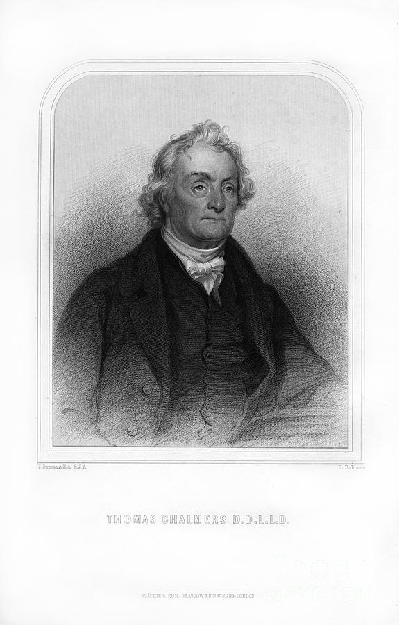 Thomas Chalmers, Scottish Divine Drawing by Print Collector