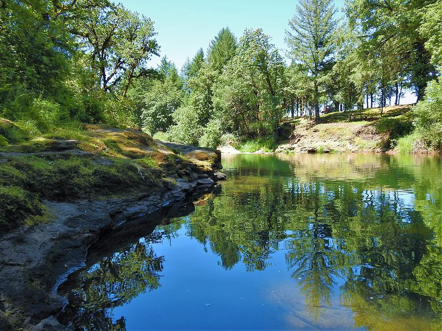 Thomas Creek Photograph by Robin Humphries