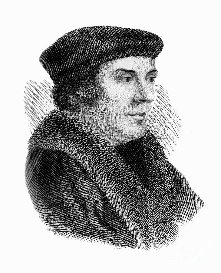 Thomas Cromwell, 1st Earl Of Essex Drawing by Print Collector