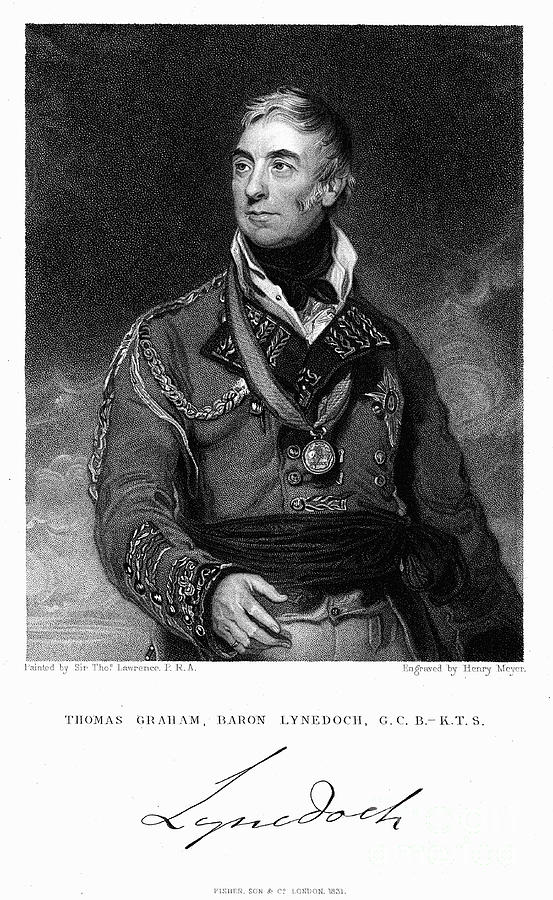 Thomas Graham, Baron Lynedoch Drawing by Print Collector