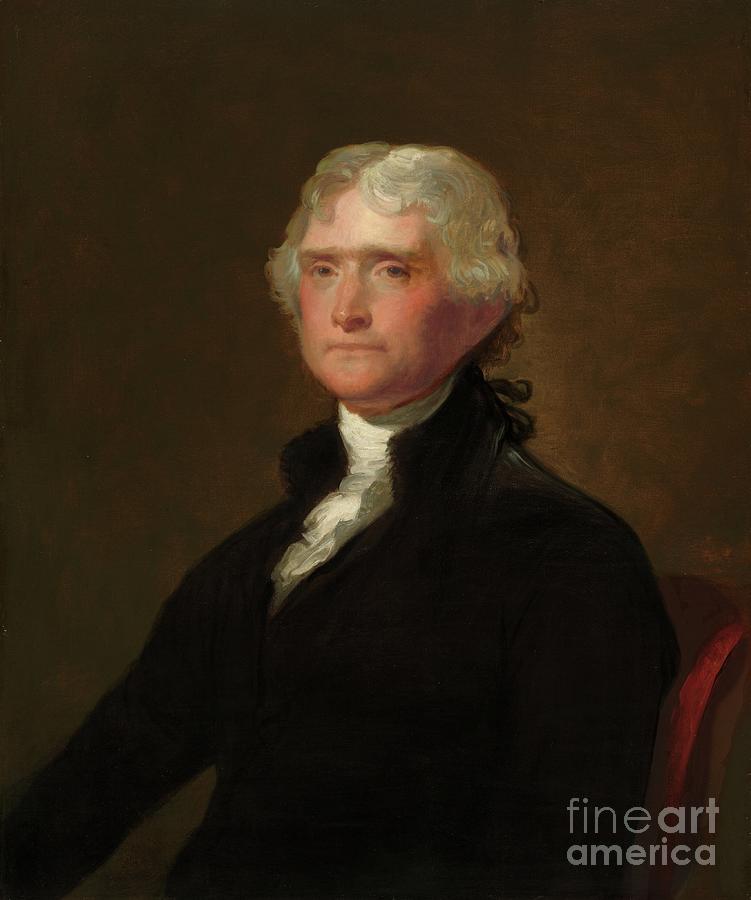 Thomas Jefferson Painting - Thomas Jefferson By George Peter Alexander Healy by George Peter Alexander Healy