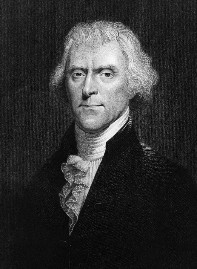 Thomas Jefferson Digital Art by Hulton Archive