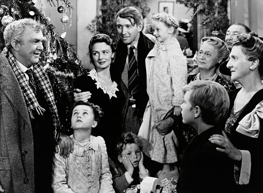 It's A Wonderful Life, Thomas Mitchell, James Stewart, 1946 Wall