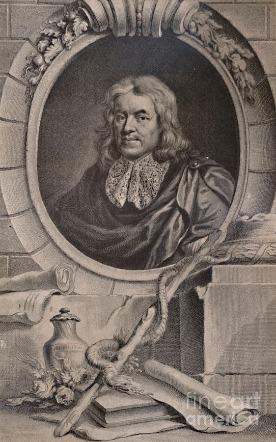 Thomas Sydenham English Physician C1747 Drawing by Print Collector