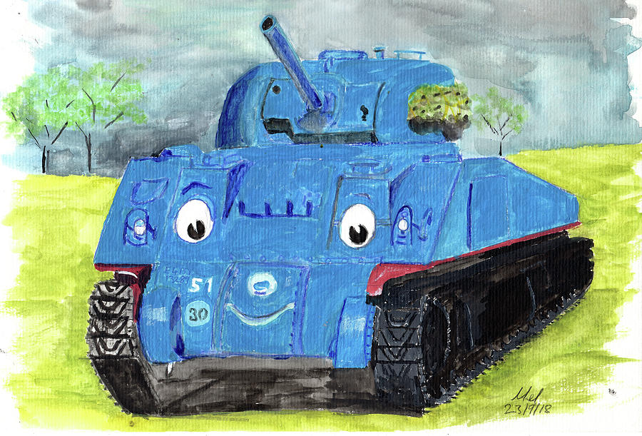 Thomas The Tank Painting