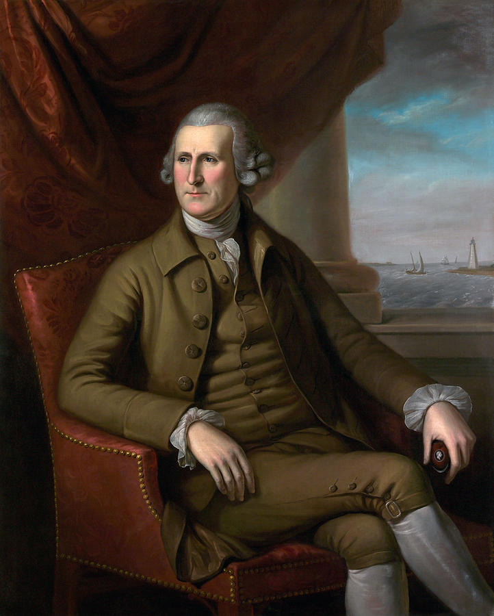 Thomas Willing Portrait - By Charles Willson Peale - 1782 Painting by War Is Hell Store