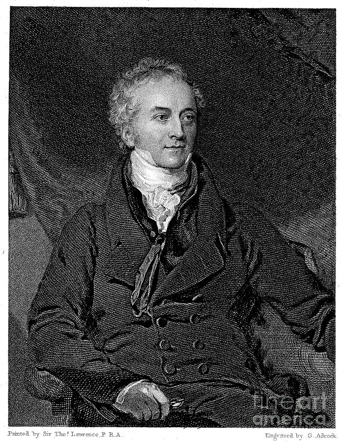 Thomas Young, English Physicist Drawing by Print Collector