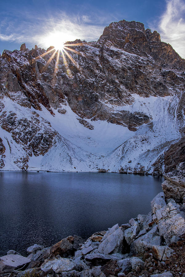 Thompson Peak Sunburst Photograph by Link Jackson