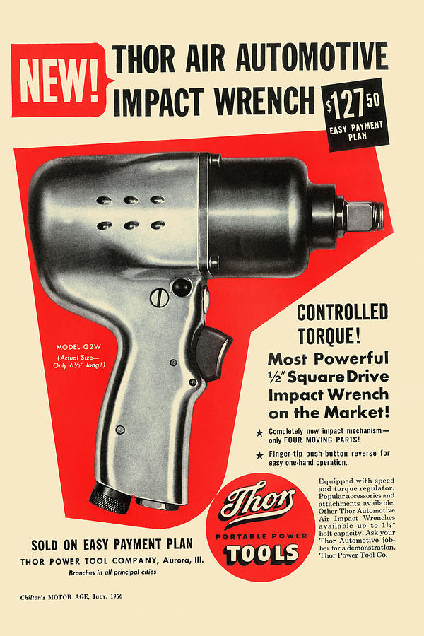 Thor Air Automotive Impact Wrench Painting by Unknown