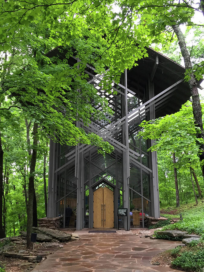 Thorncrown Chapel Photograph by Mary Anne Delgado