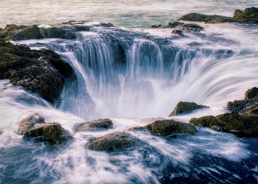 Thor's Well Oregon 070219 Photograph by Rospotte Photography