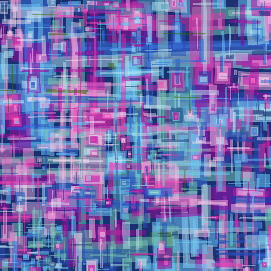 Abstract Digital Art - Thought Patterns #4 by James Fryer