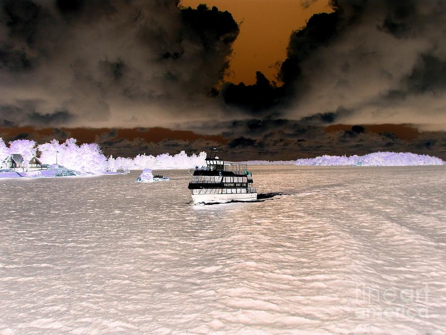 Thousand Islands Saint Lawrence Seaway Inverted Infrared Effect Photograph by Rose Santuci-Sofranko