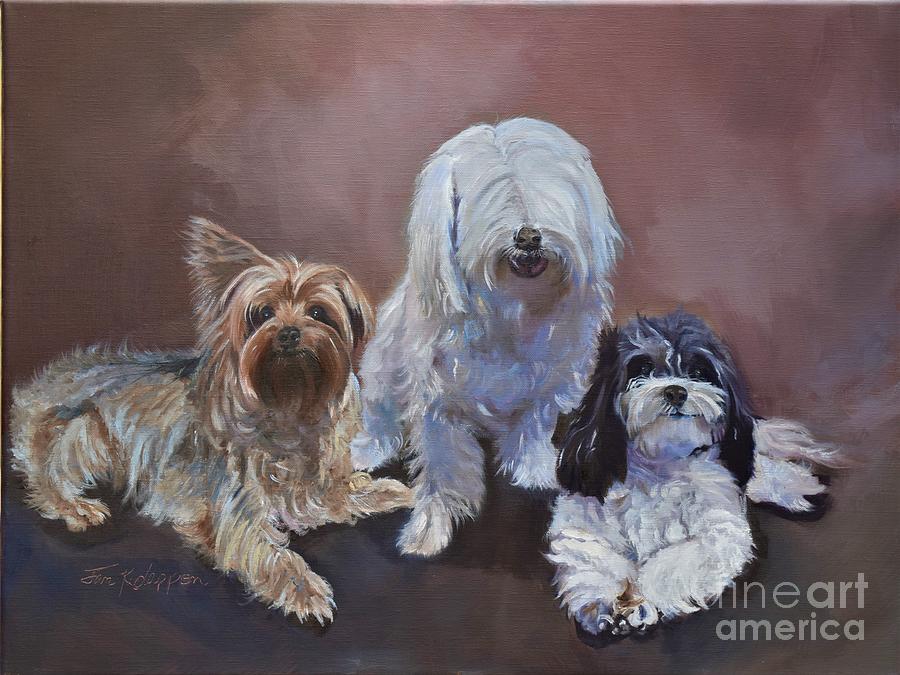 Three Amigos Painting by Jan Dappen