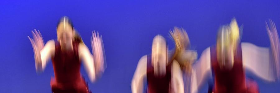 Three Dancer Abstract Photograph by Jerry Sodorff