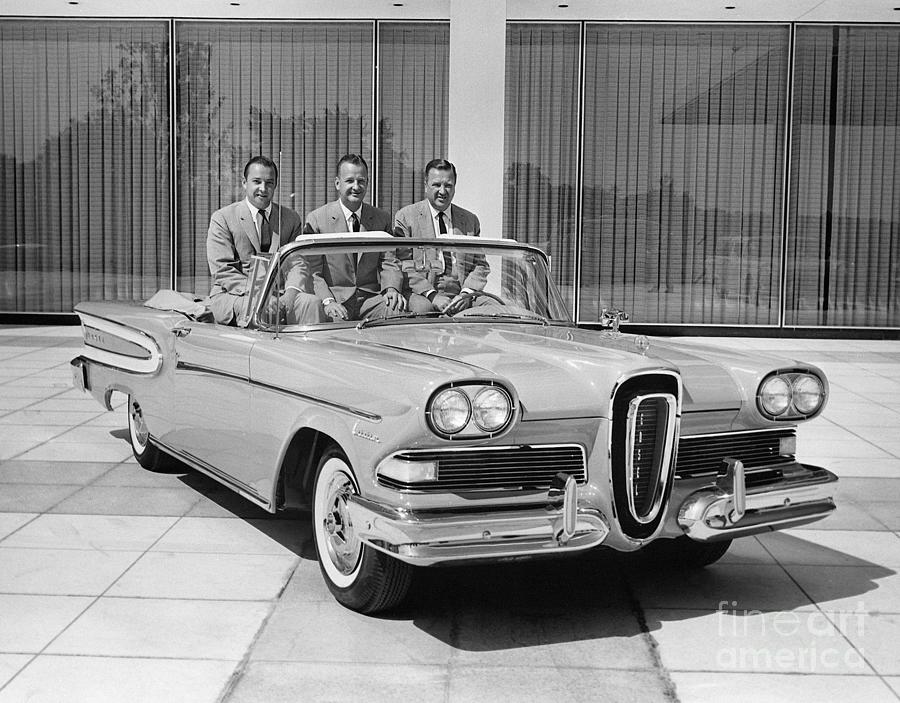 Three Family Ford Executives Photograph by Bettmann