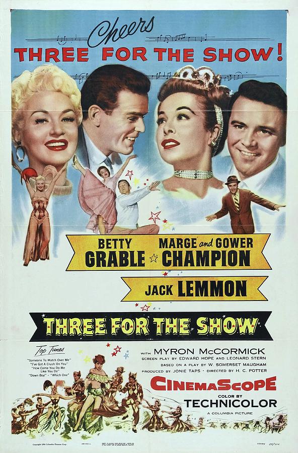 Three For The Show -1955-. Photograph by Album