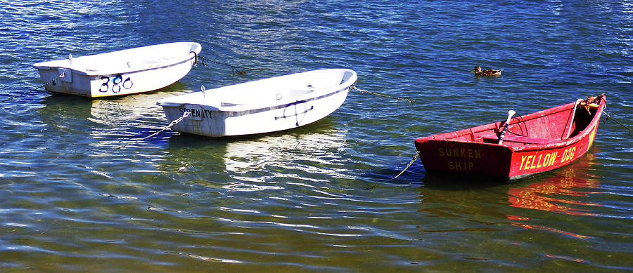 Three Little Boats 300 Photograph by Sharon Williams Eng