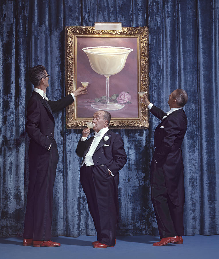 Three Men & Their Margaritas Photograph by Tom Kelley Archive