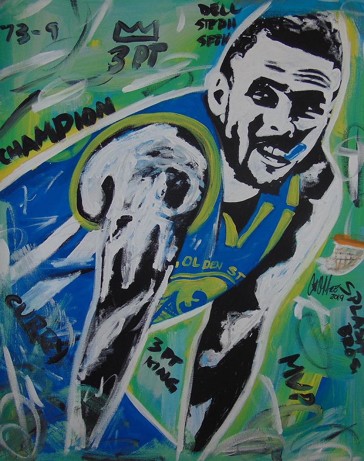 Three Point King Painting by Antonio Moore