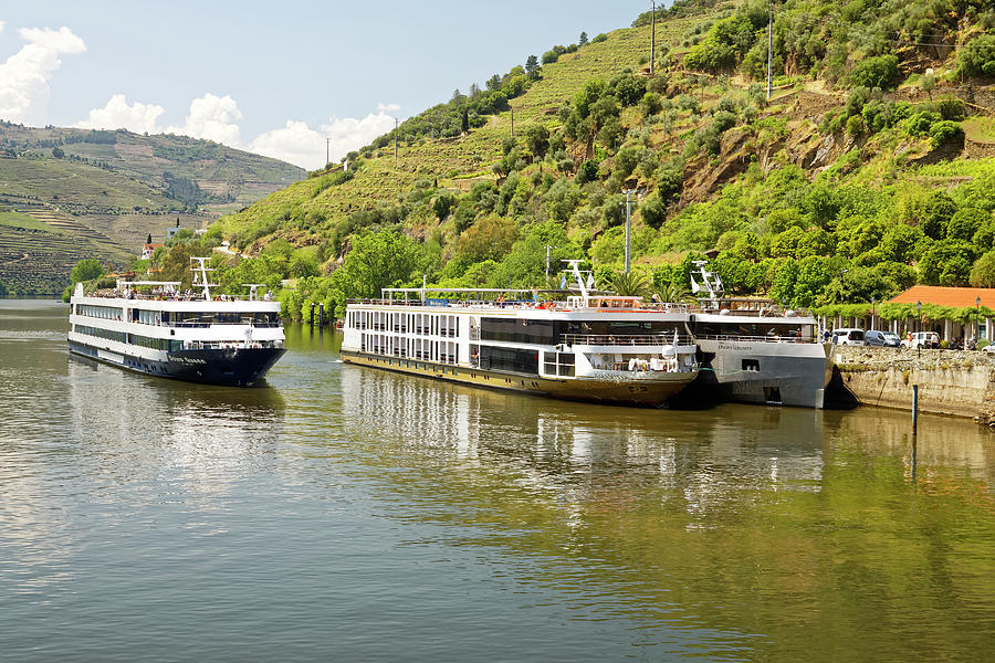 Spring Photograph - Three Riverboats by Sally Weigand