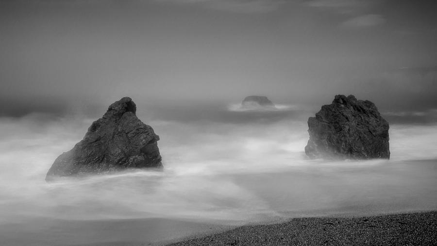 Three rocks mystery Photograph by Alessandra RC